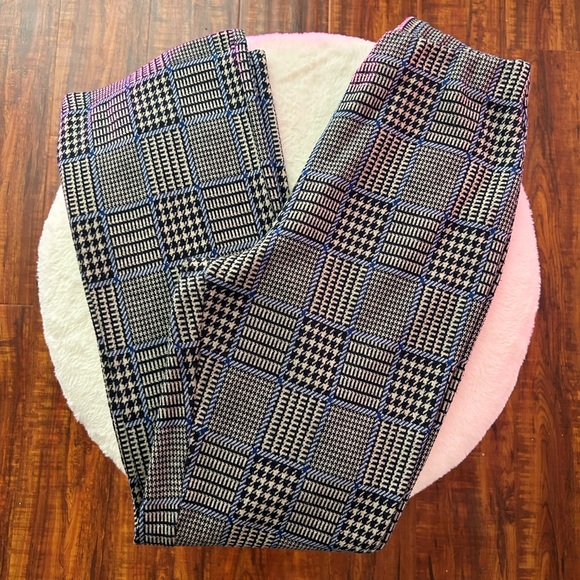 UO Blue Plaid Pant - Picture 4 of 5